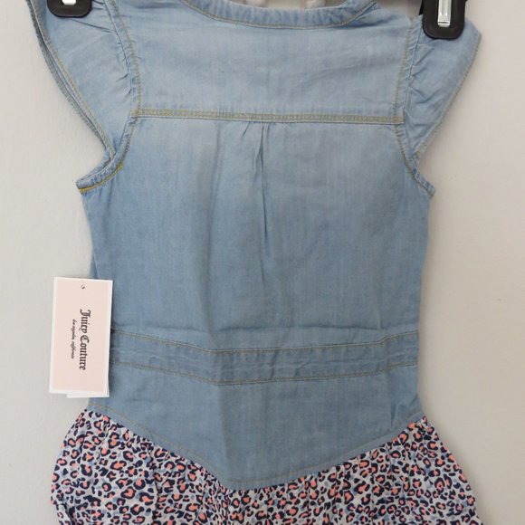 Juicy Couture Girls' CREWNECK DRESS 3T - Picture 3 of 5